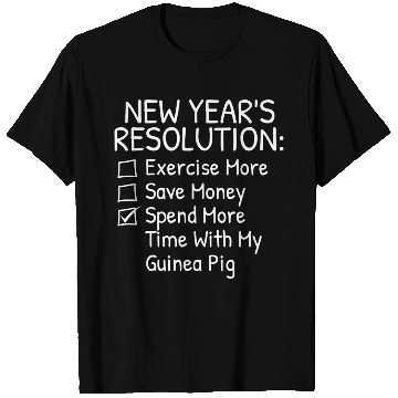 Discover New Year s Resolution For Guinea Pig Lover T Shirts