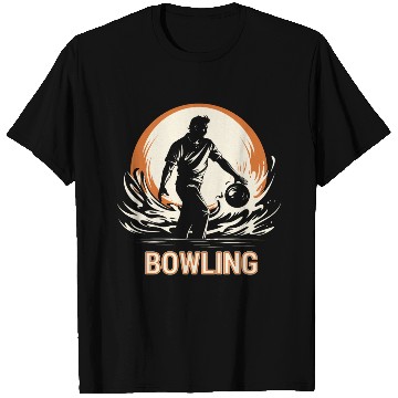Discover Bowler Bowling Sport Strike Spare T Shirts