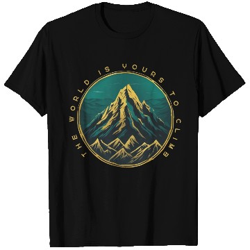 Discover Abstract Mountain Artwork T Shirts
