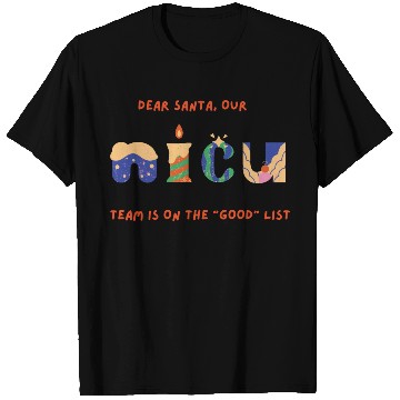 Discover Funny NICU Christmas design T Shirts