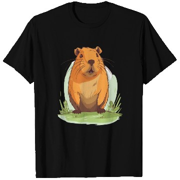Discover Capybara In Nature T Shirts