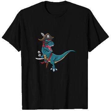 Discover Cool Dinosaur Jolly Pirate Decor Lazy Halloween T Shirts