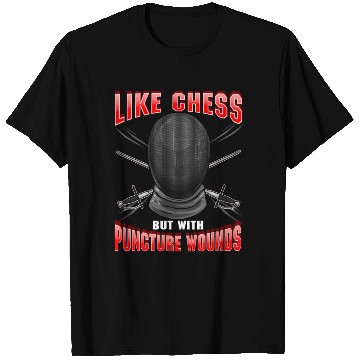 Discover Fencing Like Chess But With Puncture Wounds Athlet T Shirts