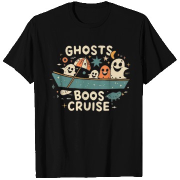 Discover Spooky Cute Kawaii Ghost Design – Boos Cruise T Shirts