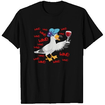 Discover Seagull T Shirts Wine Lover North German Seagulls