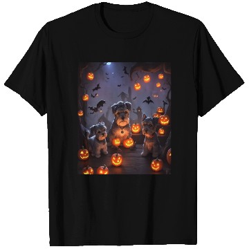 Discover Schnauzer Hallooween Spooktacular T Shirts