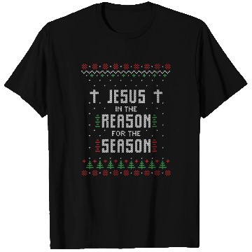 Discover Jesus Is The Reason For The Season Ugly T Shirts