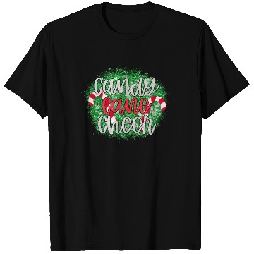 Discover Candy Cane Cheer Happy Christmas Xmas Holiday T Shirts