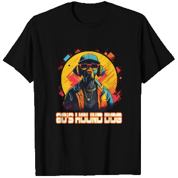 Discover 80s hip hop Hound Dog T Shirts