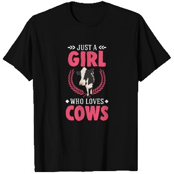 Discover Cow Girl Cattle Cows Breeder T Shirts