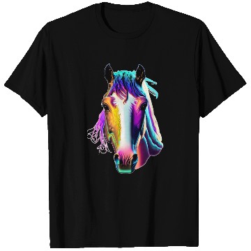 Discover Neon Horse T Shirts