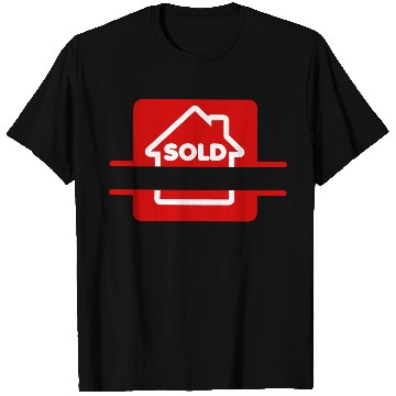 Discover Sold red house red image T Shirts