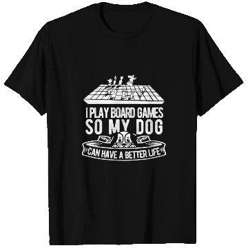 Discover Board Games Dog T Shirts