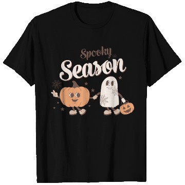 Discover Spooky Season Ghost Pumpkin Friends T Shirts
