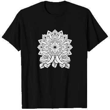Discover Rose Gardening Mandala T Shirts