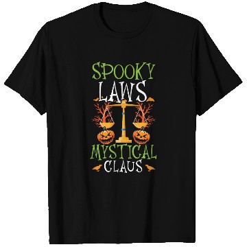Discover Spooky Laws Mystical Clause Scary Lawyer Halloween T Shirts