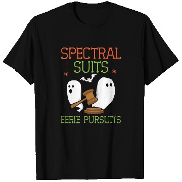 Discover Spectral Suits Eerie Pursuits Lawyer Halloween T Shirts