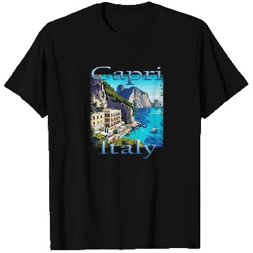 Discover Italy Capri Campania Unique Design T Shirts