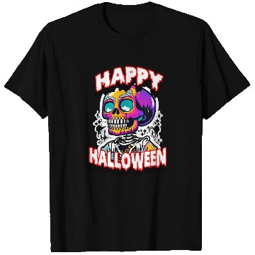 Discover Graffiti Skulls: Happy Halloween Spooktacular T Shirts