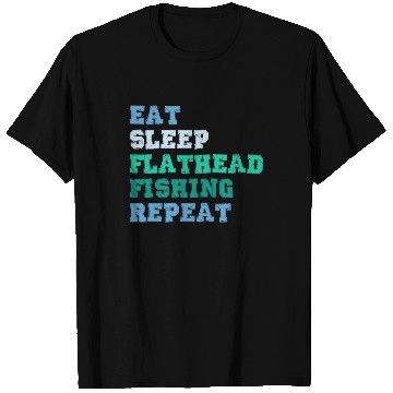 Discover Noodling Eat Sleep Flathead Fishing Repeat T Shirts