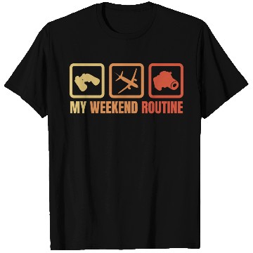 Discover My Weekend Routine T Shirts