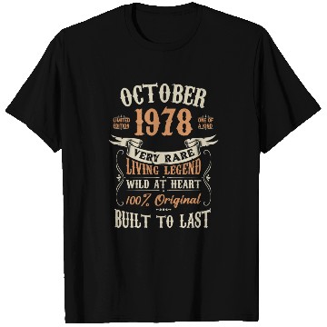Discover October 1978 Birthday Surprise T Shirts