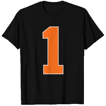 Discover Number 1 Sports Orange T Shirts