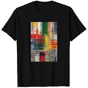 Discover Colorful Abstract Painting T Shirts