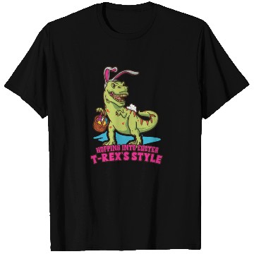 Discover Easter T-rex Dinosaur Easter Funny T-rex Easter T Shirts