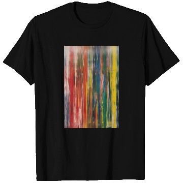 Discover Colorful Abstract Painting with Brushstrokes and D T Shirts