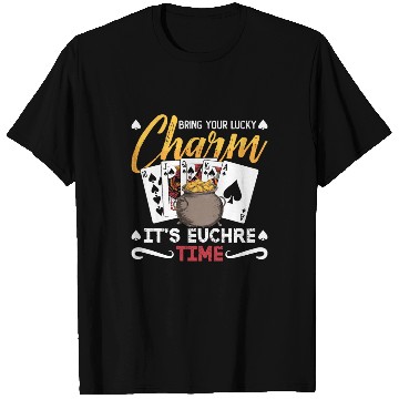 Discover Euchre Bring Your Lucky Charm It's Board Game T Shirts