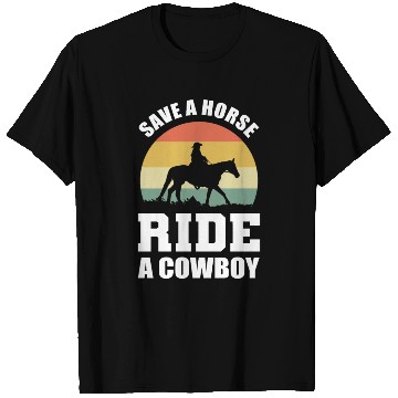 Discover Ride a Cowboy Equestrian Gift T Shirts
