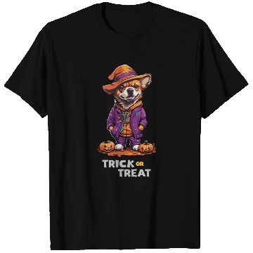 Discover Trick or Treat - Detactive Dog Halloween . T Shirts