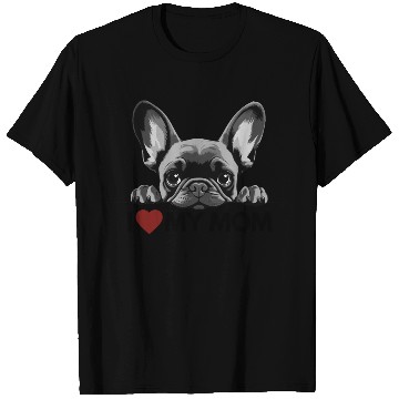 Discover I Love My Mom - Gray French Bulldog T Shirts