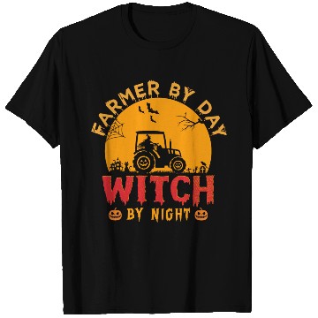 Discover Farmer By Day Witch By Night T Shirts