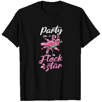 Discover Swimming Pool Pool Party Flamingo Summer T Shirts
