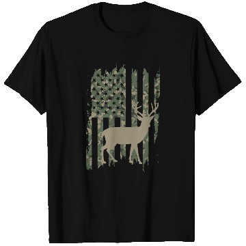 Discover Camo American Flag Deer T Shirts