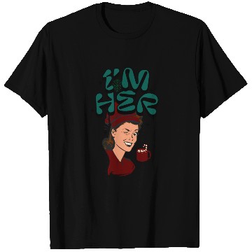 Discover Im Her! Christmas/ Mrs. Claus design T Shirts