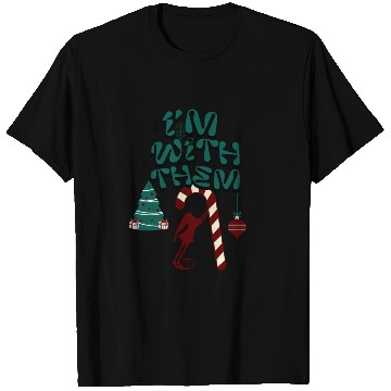 Discover "Im with them" Christmas Elf design 2 T Shirts