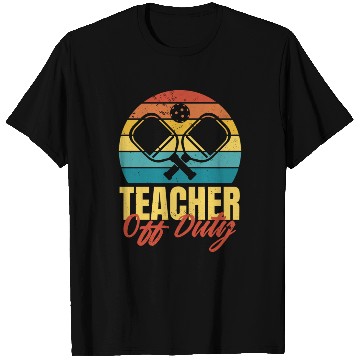 Discover Pickleball teacher retro T Shirts