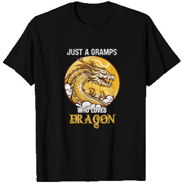 Discover Just A Gramps Who Loves Dragon T Shirts