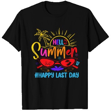 Discover Hello Summer Last Day Last Day Of School Teacher T Shirts