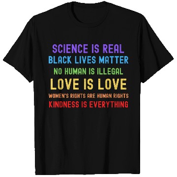 Discover Science Is Real Black Lives Matter T Shirts