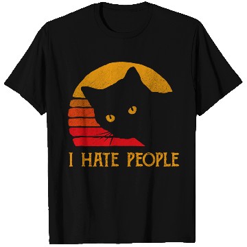 Discover Cat I Hate People T Shirts