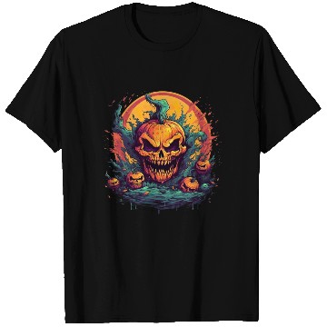 Discover Bad Pumpkin Creppy Halloween T Shirts