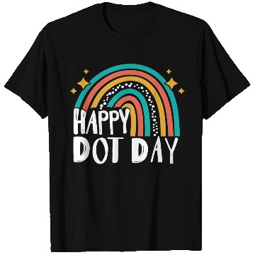 Discover Happy Dot Day Rainbow Polka Dot International T Shirts