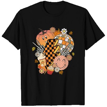 Discover Pumpkin lightning T Shirts