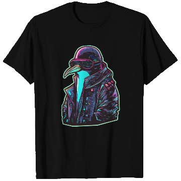 Discover Cyberpunk Penguin T Shirts