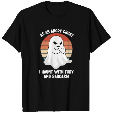 Discover Ghost Hunter Funny Ghost Angry Ghost Halloween T Shirts