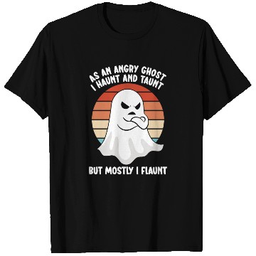 Discover Ghost Hunter Funny Ghost Angry Ghost Halloween T Shirts